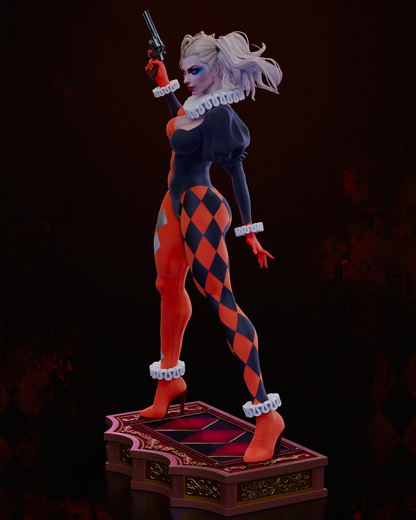 Harley Quinn Statue 3D-Printed Kit
