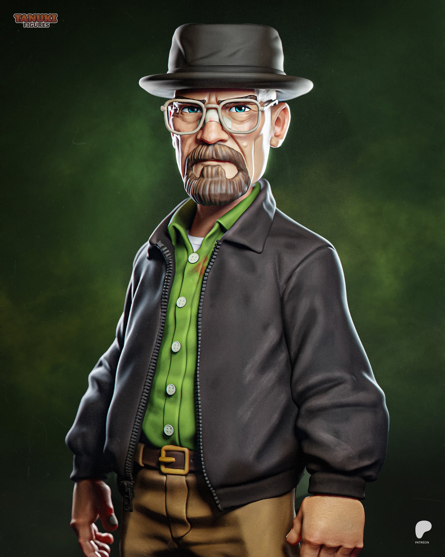 Heisenberg - Breaking Bad (Toon) Statue 3D-Printed Kit