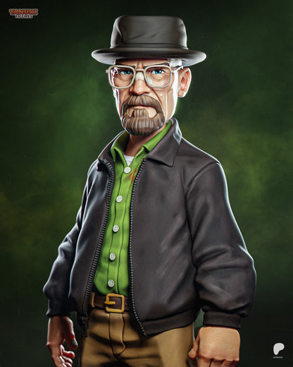 Heisenberg - Breaking Bad (Toon) Statue 3D-Printed Kit