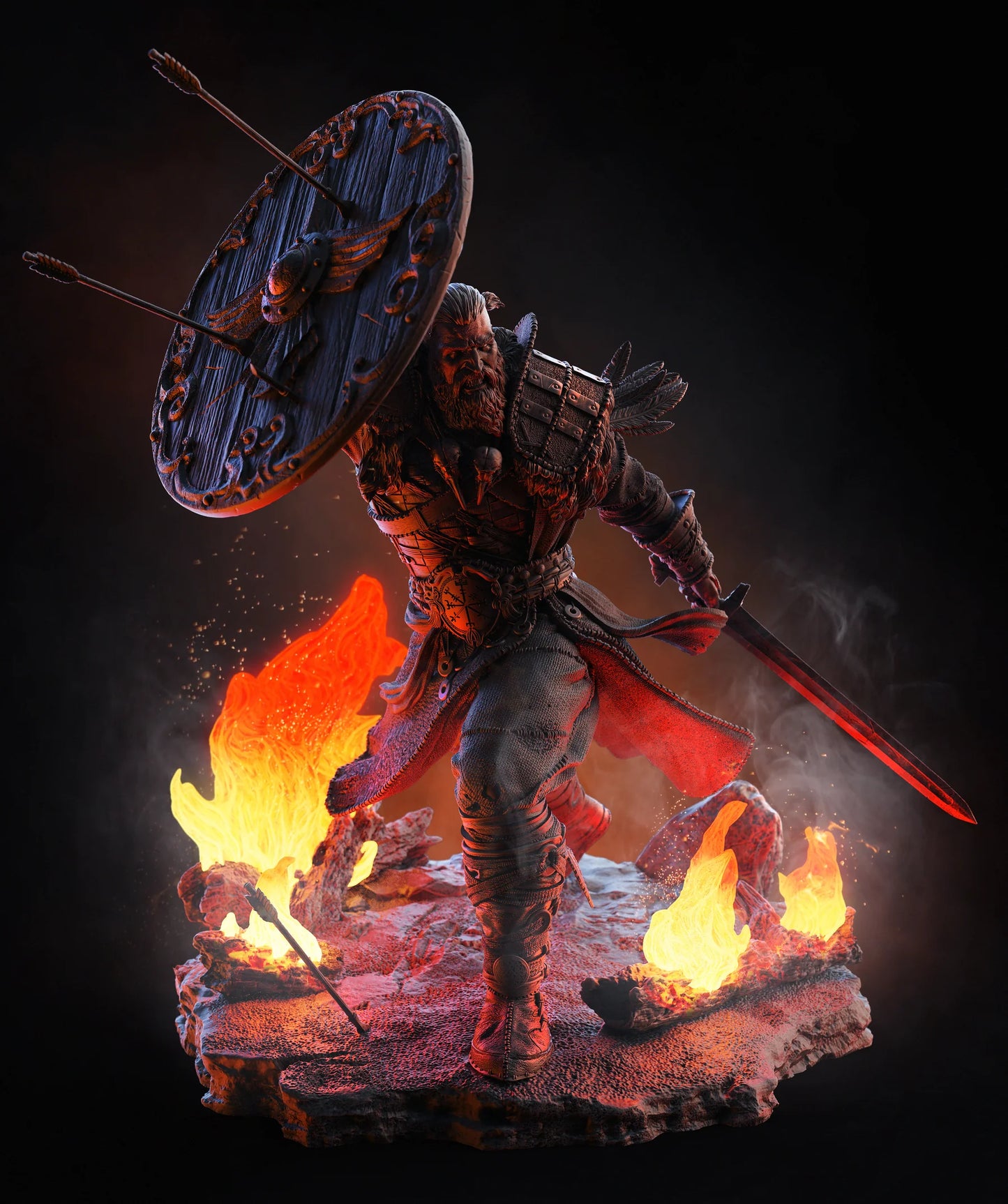 Huggin - The Protector Statue