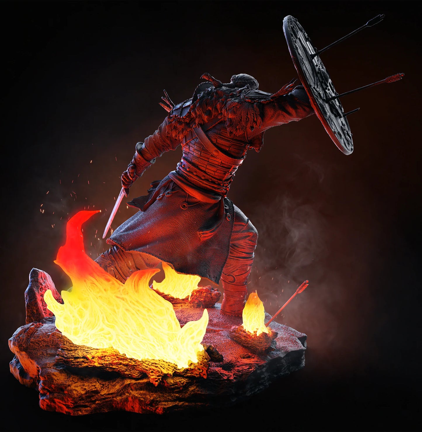 Huggin - The Protector Statue