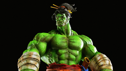 Samurai Hulk Statue 3D-Printed Kit
