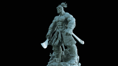 Samurai Hulk Statue 3D-Printed Kit