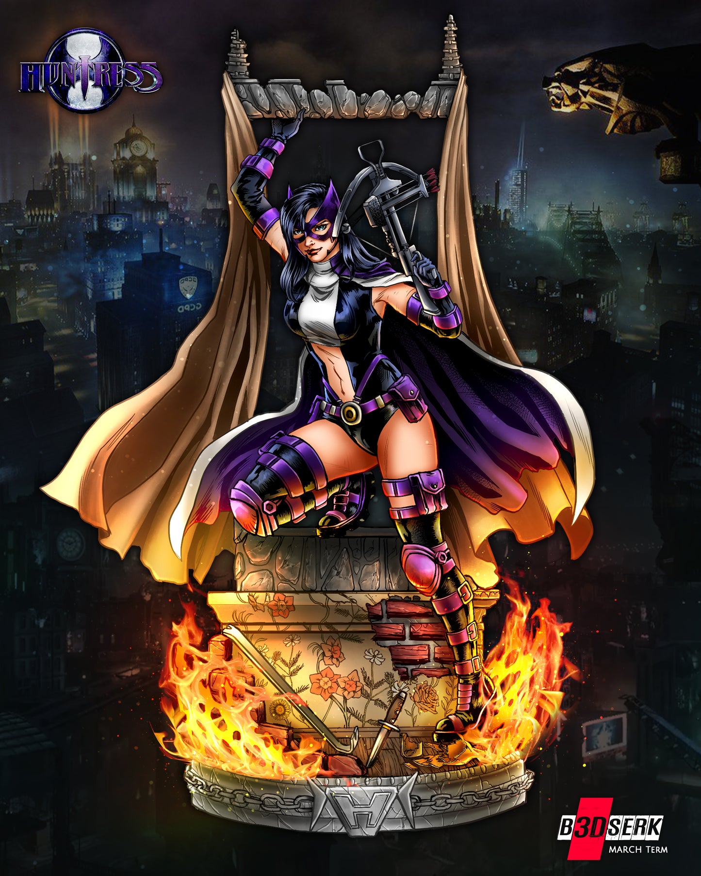 The Huntress Statue