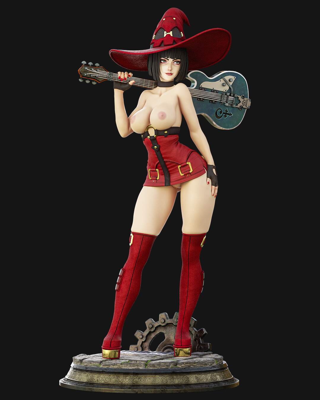 I-No Statue 3D-Printed Kit