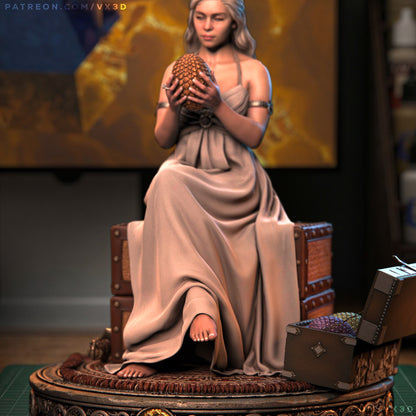Daenerys Statue 3D-Printed Kit