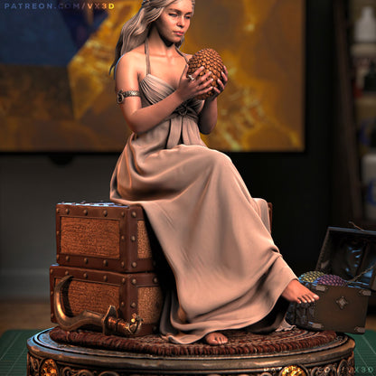 Daenerys Statue 3D-Printed Kit