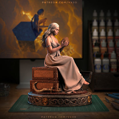 Daenerys Statue 3D-Printed Kit