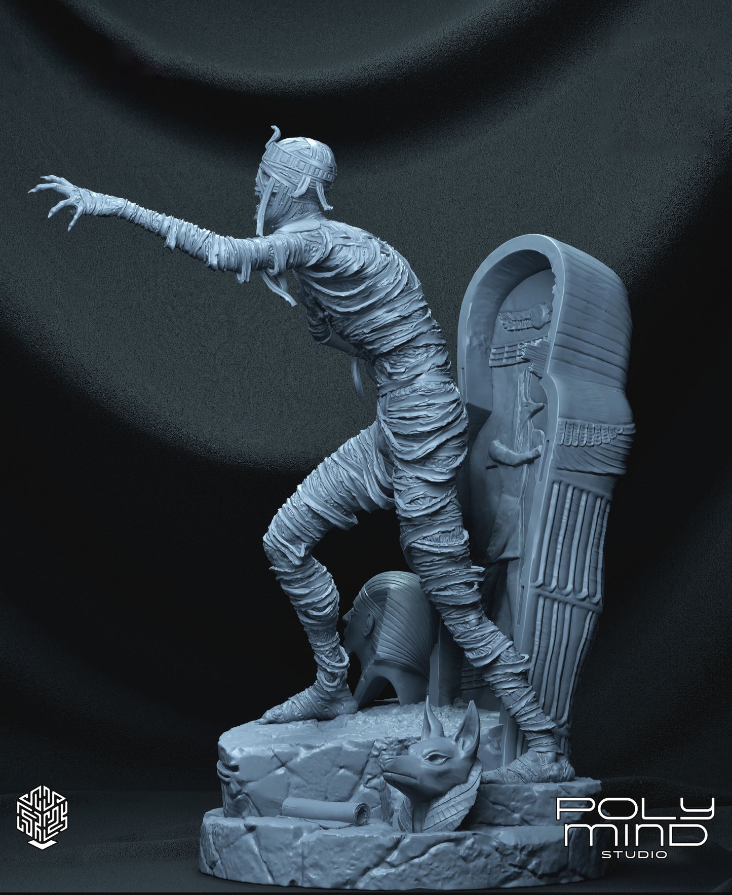 The Mummy Statue