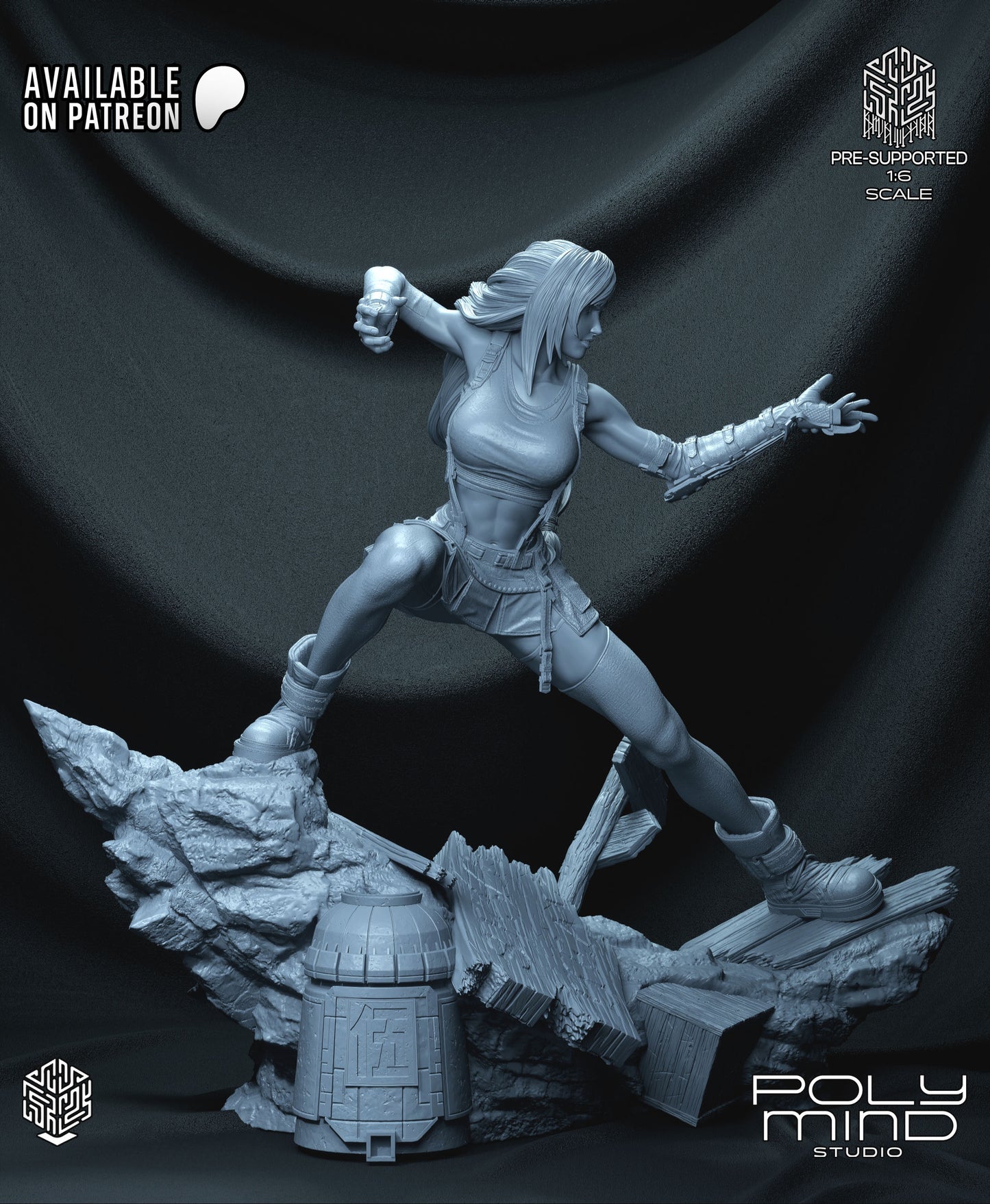 Tiffa Statue 3D-Printed Kit