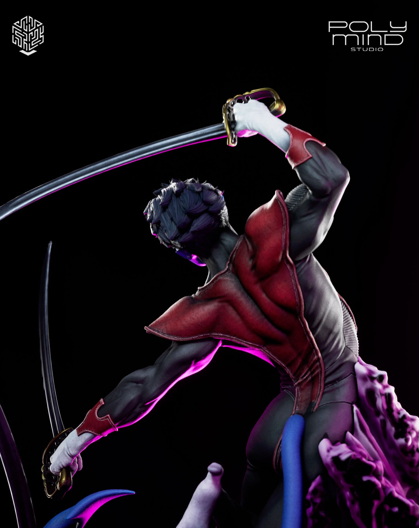 Nightcrawler Statue 3D-Printed Kit