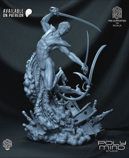 Nightcrawler Statue 3D-Printed Kit