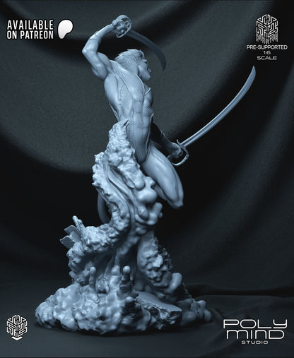 Nightcrawler Statue 3D-Printed Kit