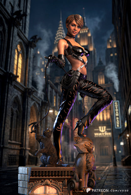 Catwoman Statue 3D-Printed Kit