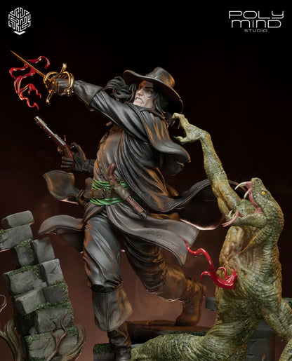 Solomon Kane Statue 3D-Printed Kit