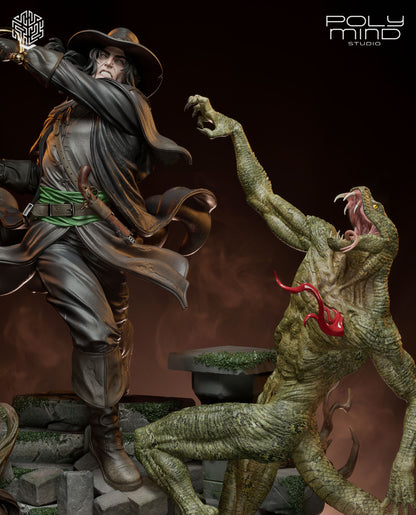 Solomon Kane Statue 3D-Printed Kit