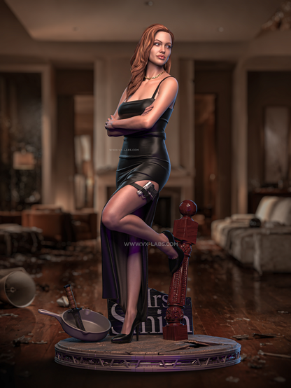 Mr. And Mrs. Smith Statue 3D-Printed Kit