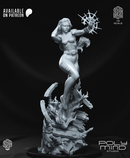 Jeane Grey Statue 3D-Printed Kit