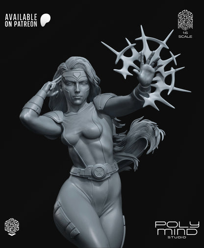 Jeane Grey Statue 3D-Printed Kit