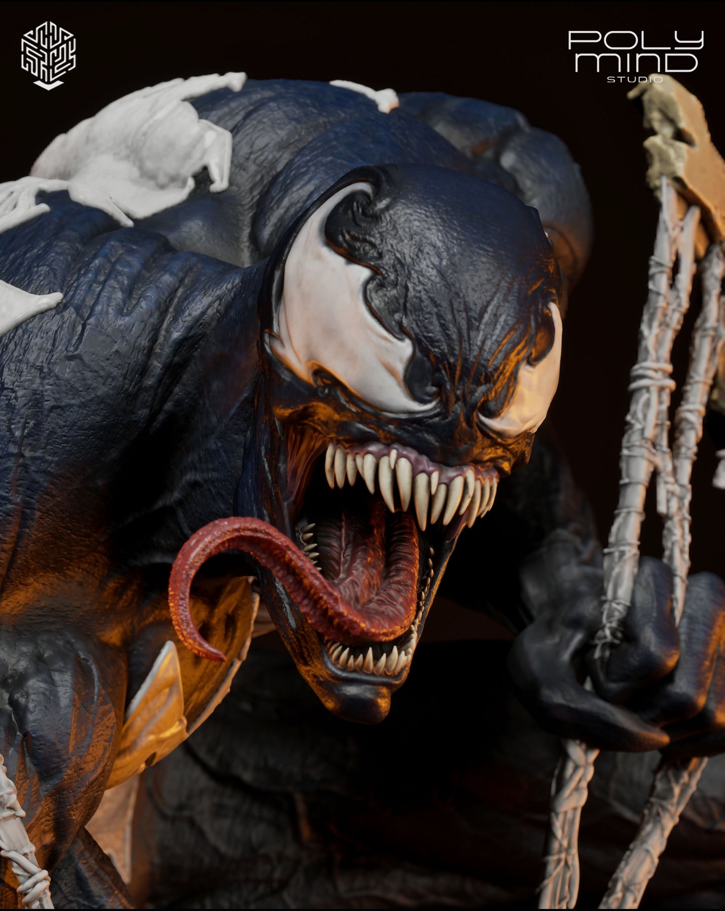 Venom Statue 3D-Printed Kit