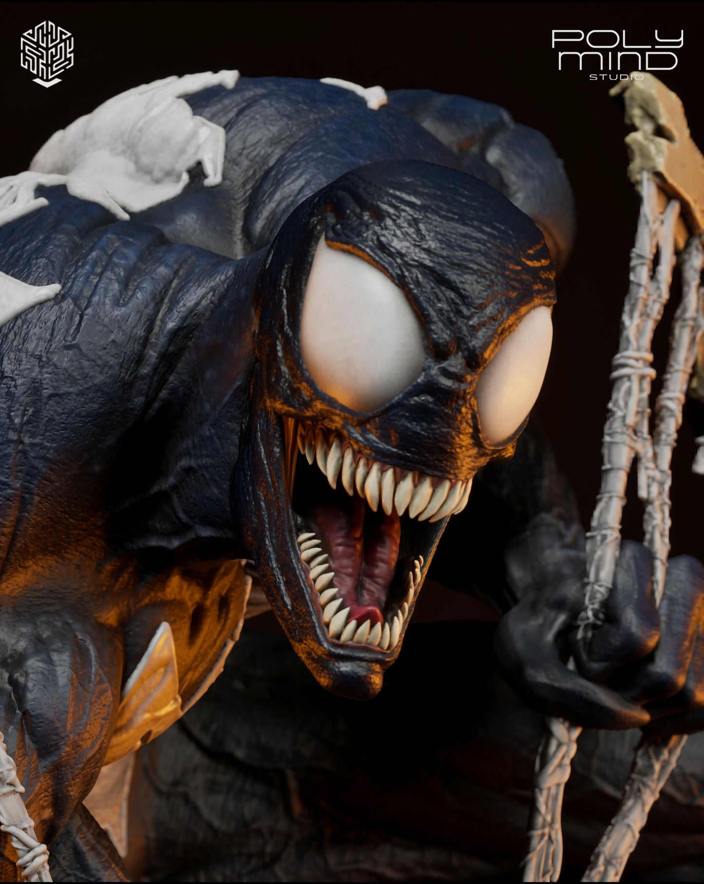 Venom Statue 3D-Printed Kit