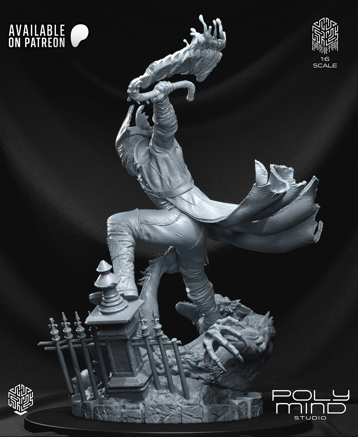 The Hunter (Bloodborne) Statue 3D-Printed Kit