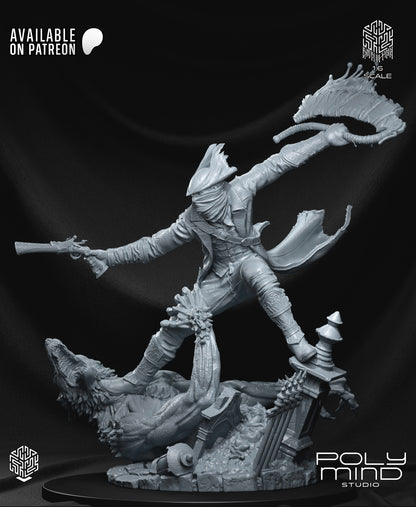 The Hunter (Bloodborne) Statue 3D-Printed Kit