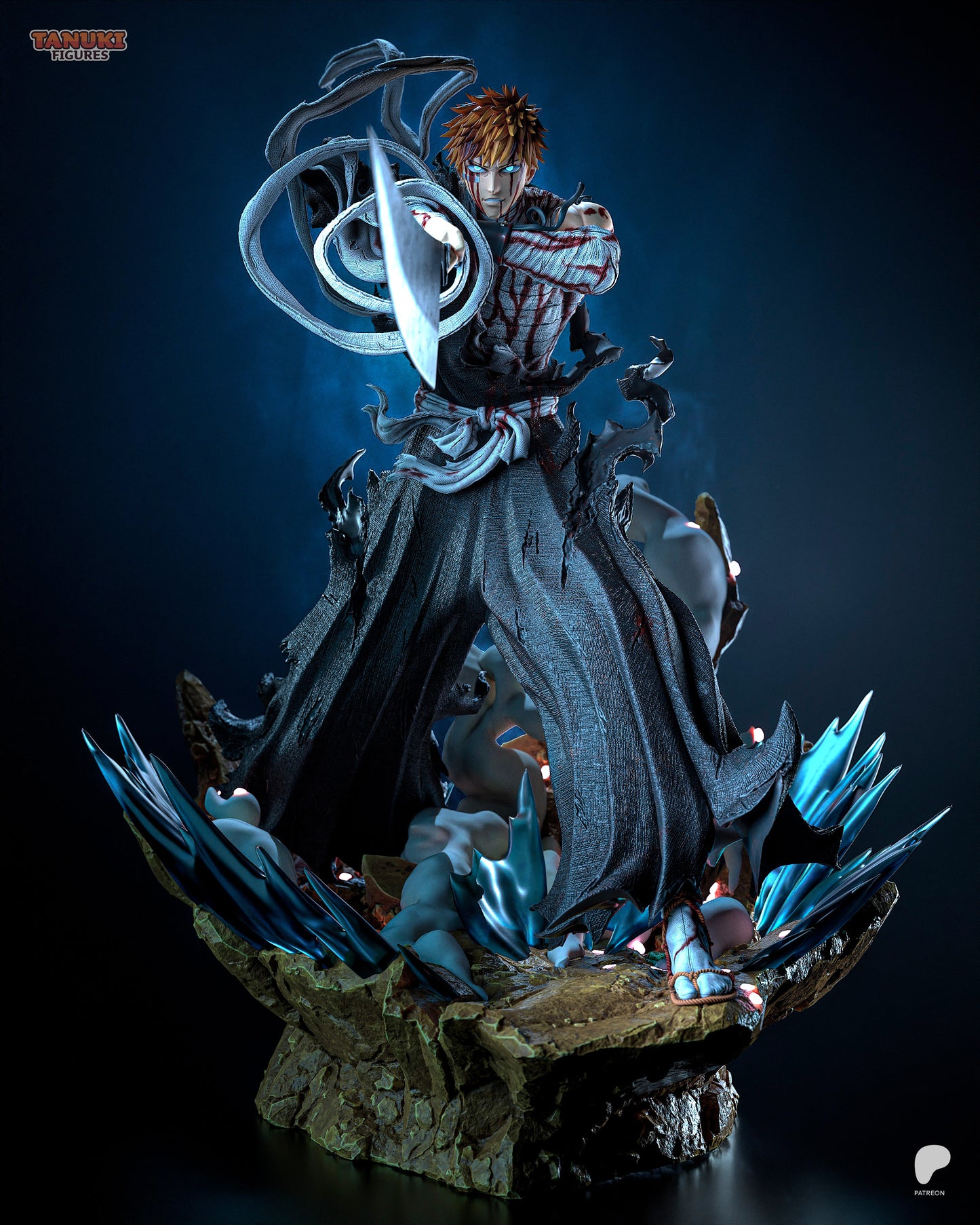 Ichigo (Bleach) Statue 3D-Printed Kit