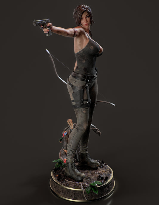 Lara Croft 2 Statue