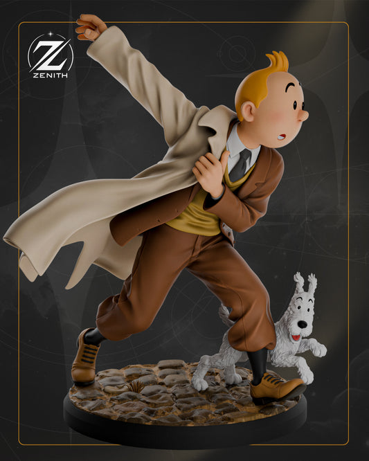Tintin Statue 3D-Printed Kit