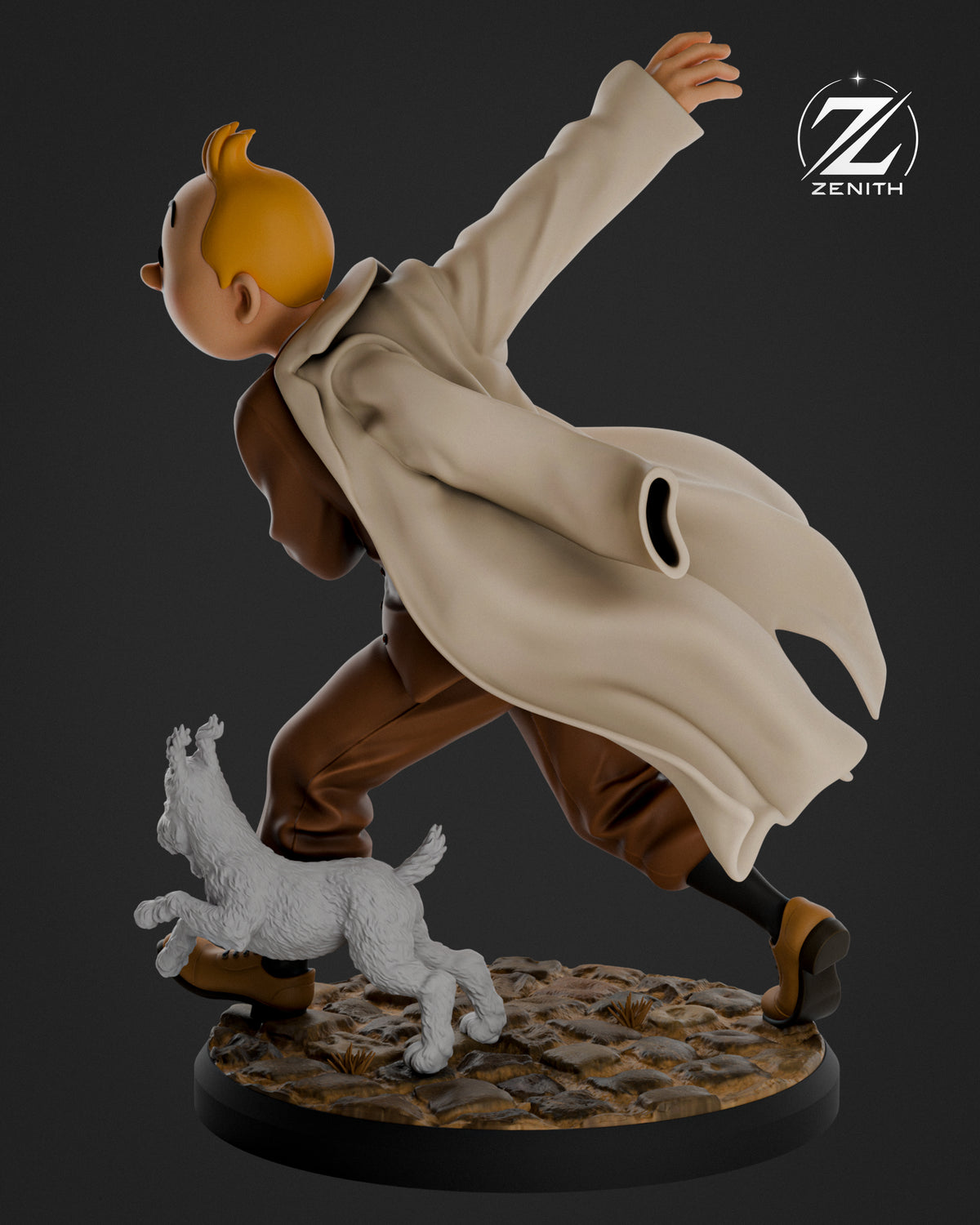 Tintin Statue 3D-Printed Kit