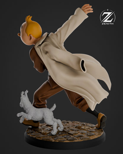 Tintin Statue 3D-Printed Kit