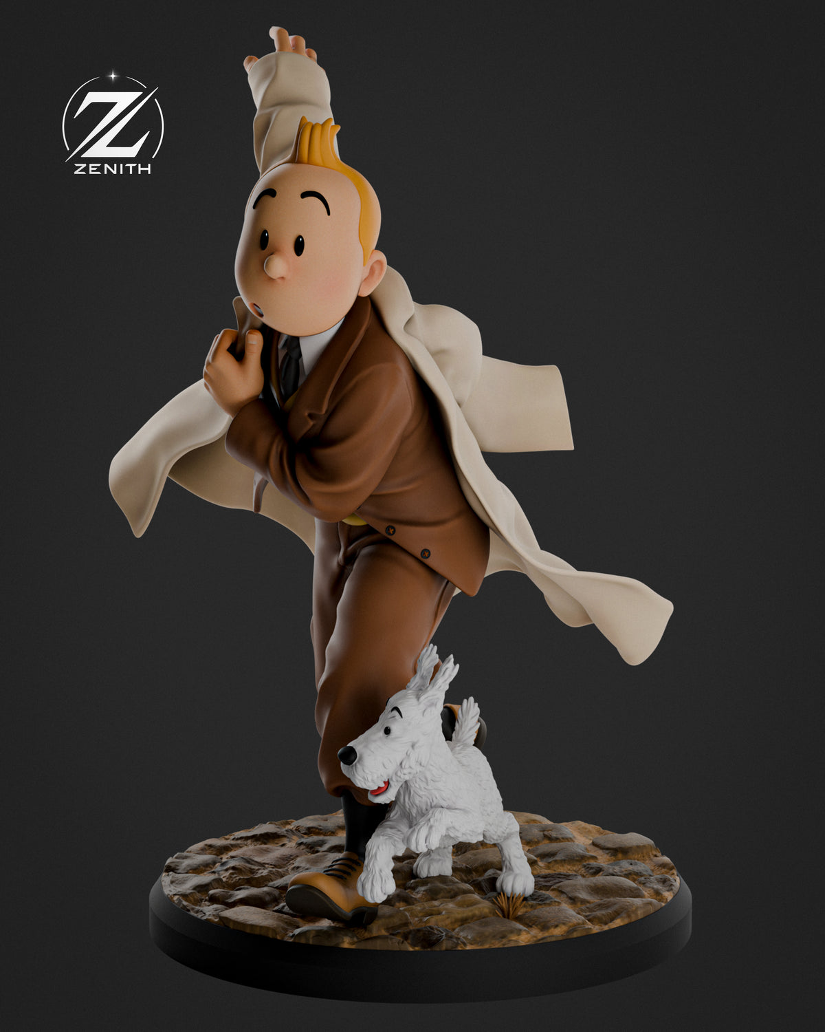 Tintin Statue 3D-Printed Kit
