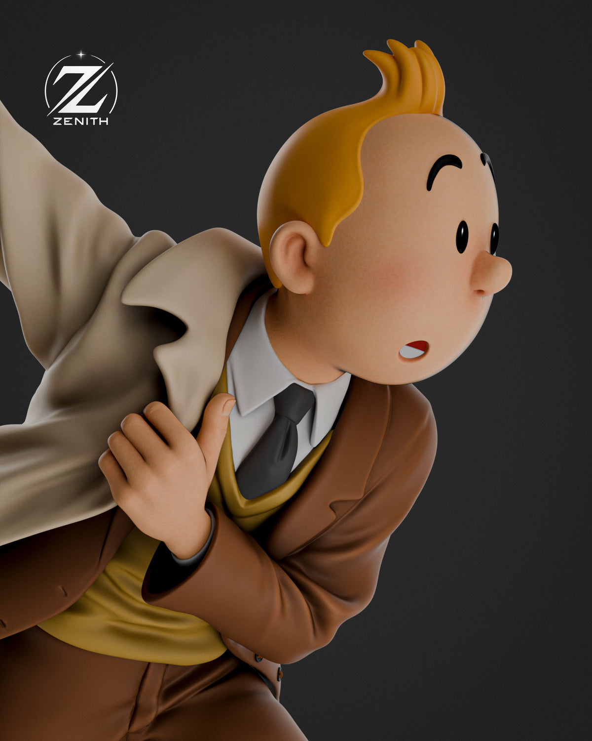 Tintin Statue 3D-Printed Kit