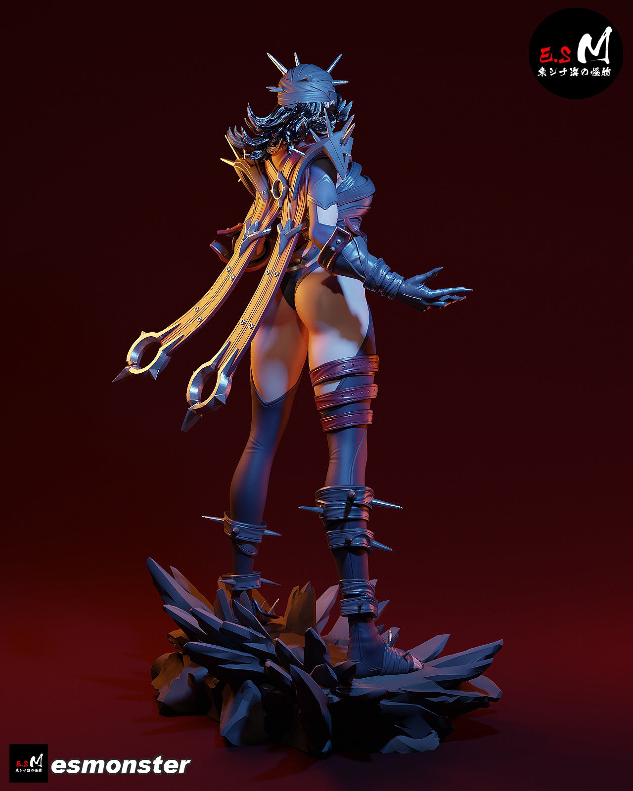 Malicious Invisible Woman (Pose 1) Statue
