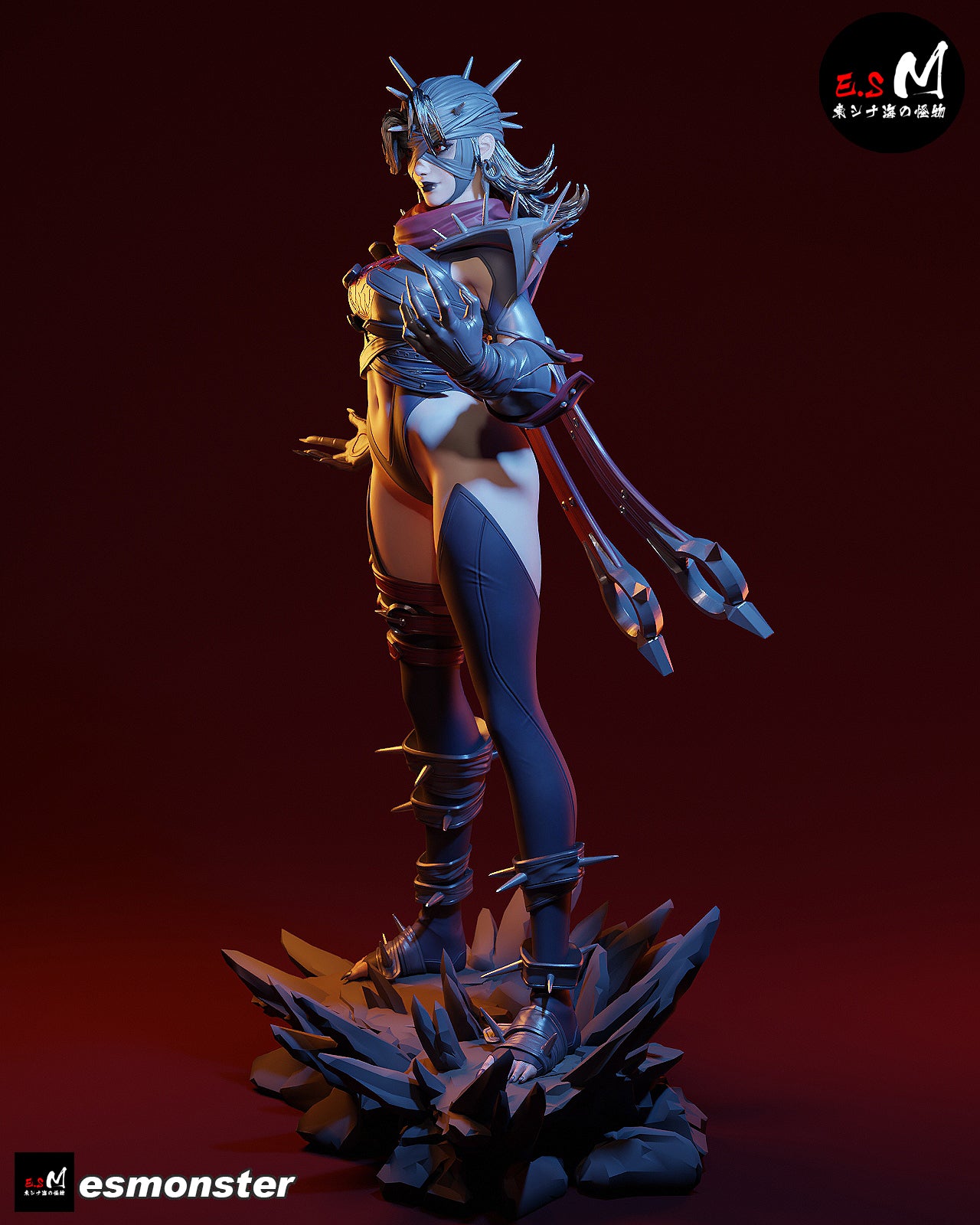 Malicious Invisible Woman (Pose 1) Statue