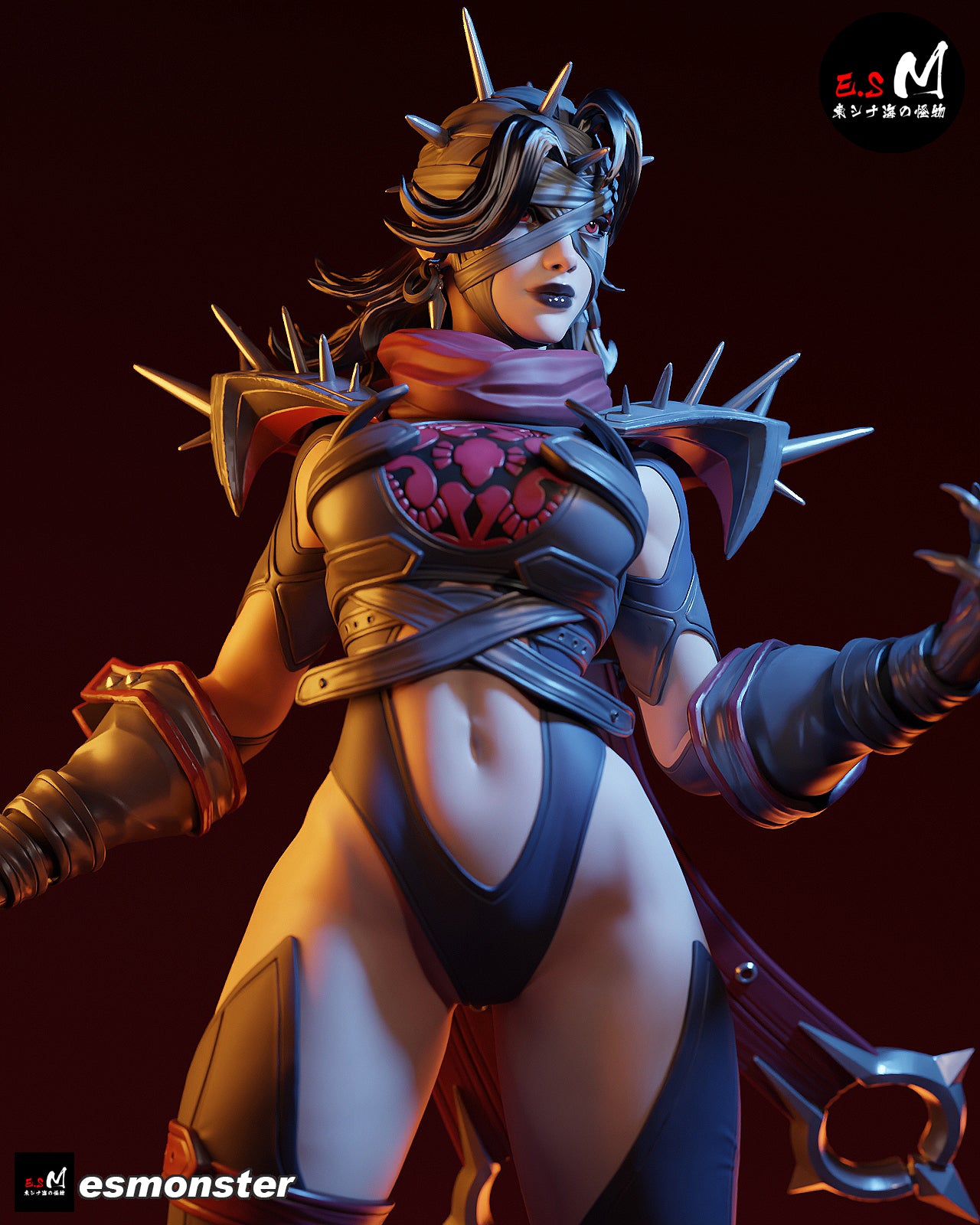 Malicious Invisible Woman (Pose 1) Statue