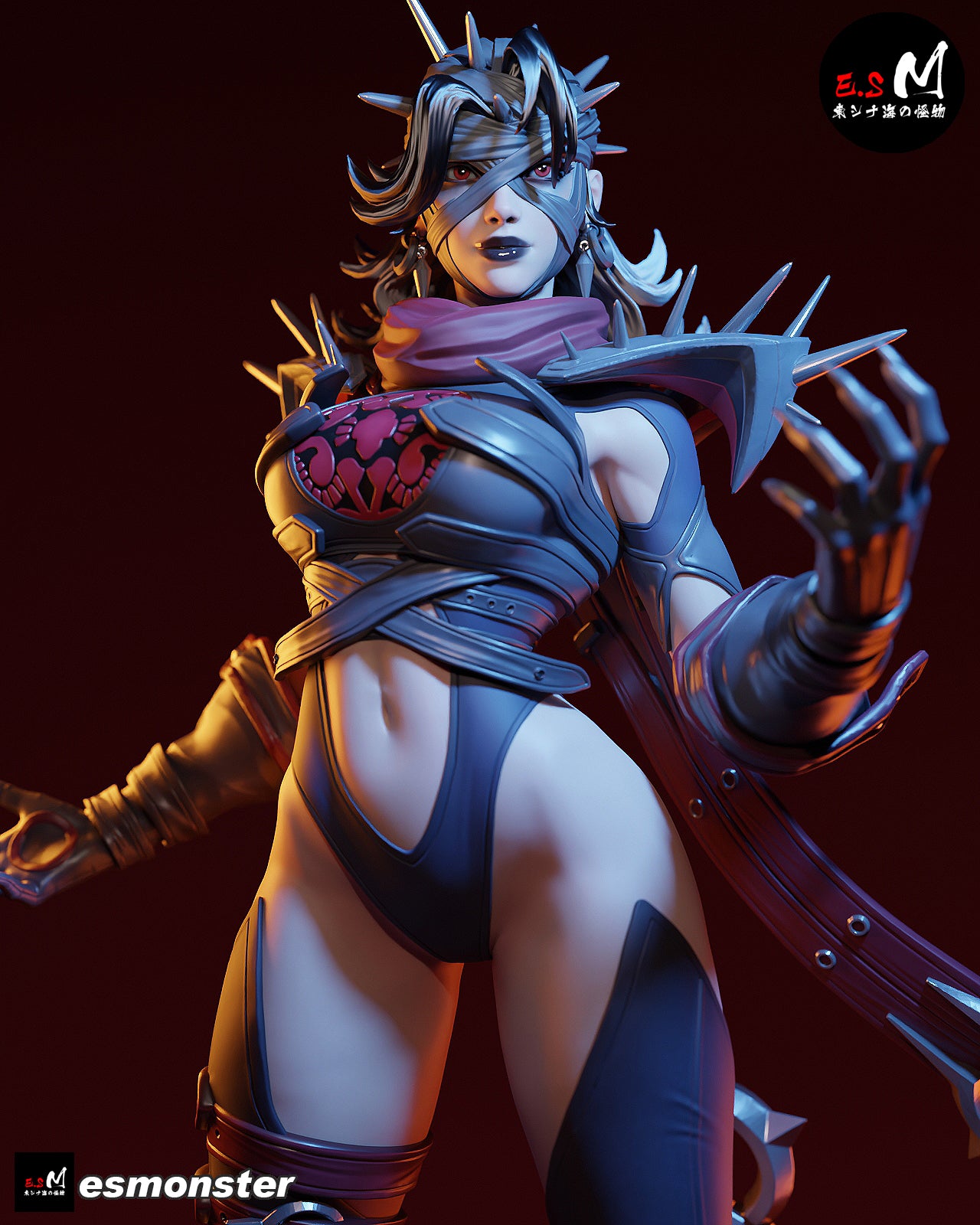 Malicious Invisible Woman (Pose 1) Statue