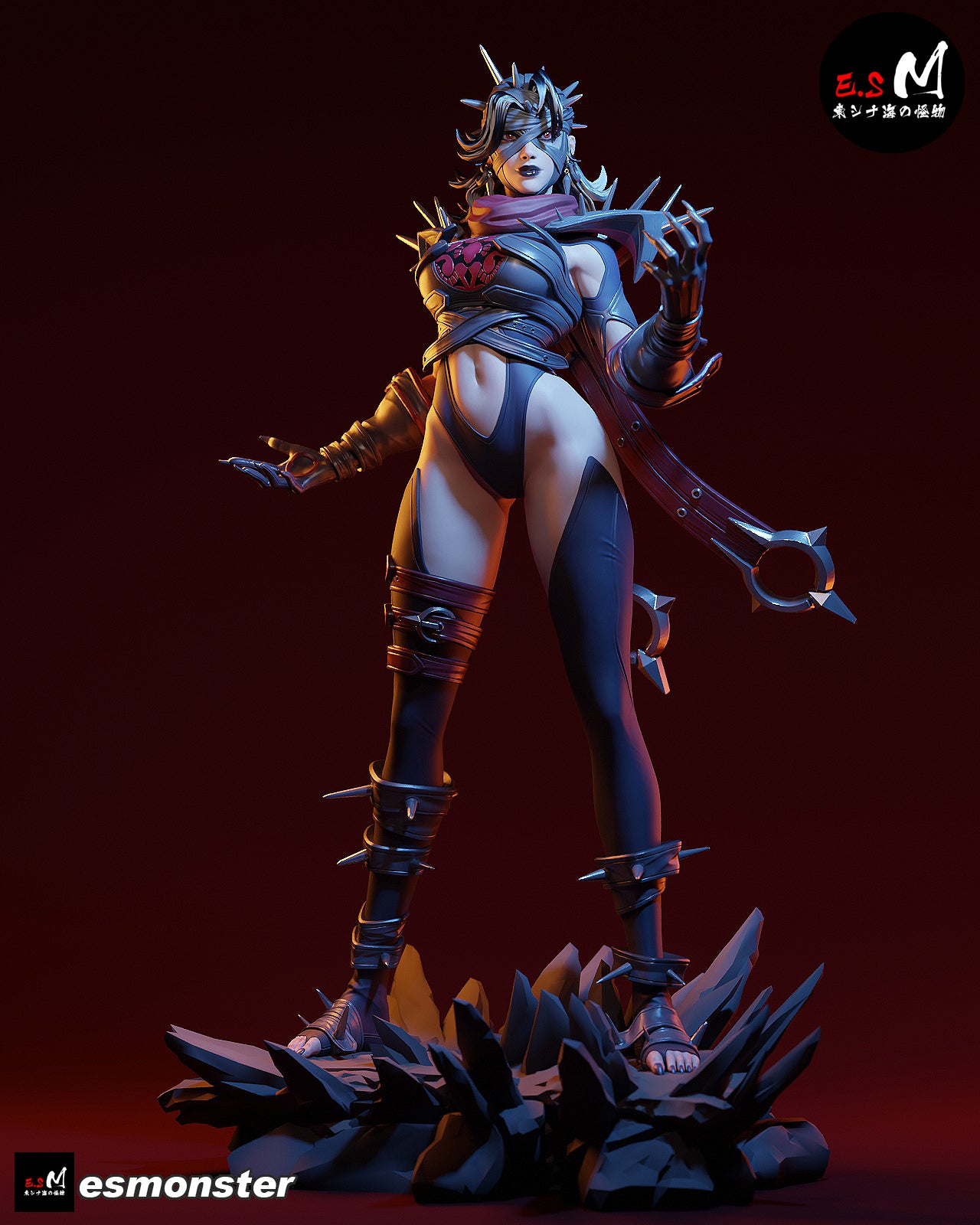 Malicious Invisible Woman (Pose 1) Statue