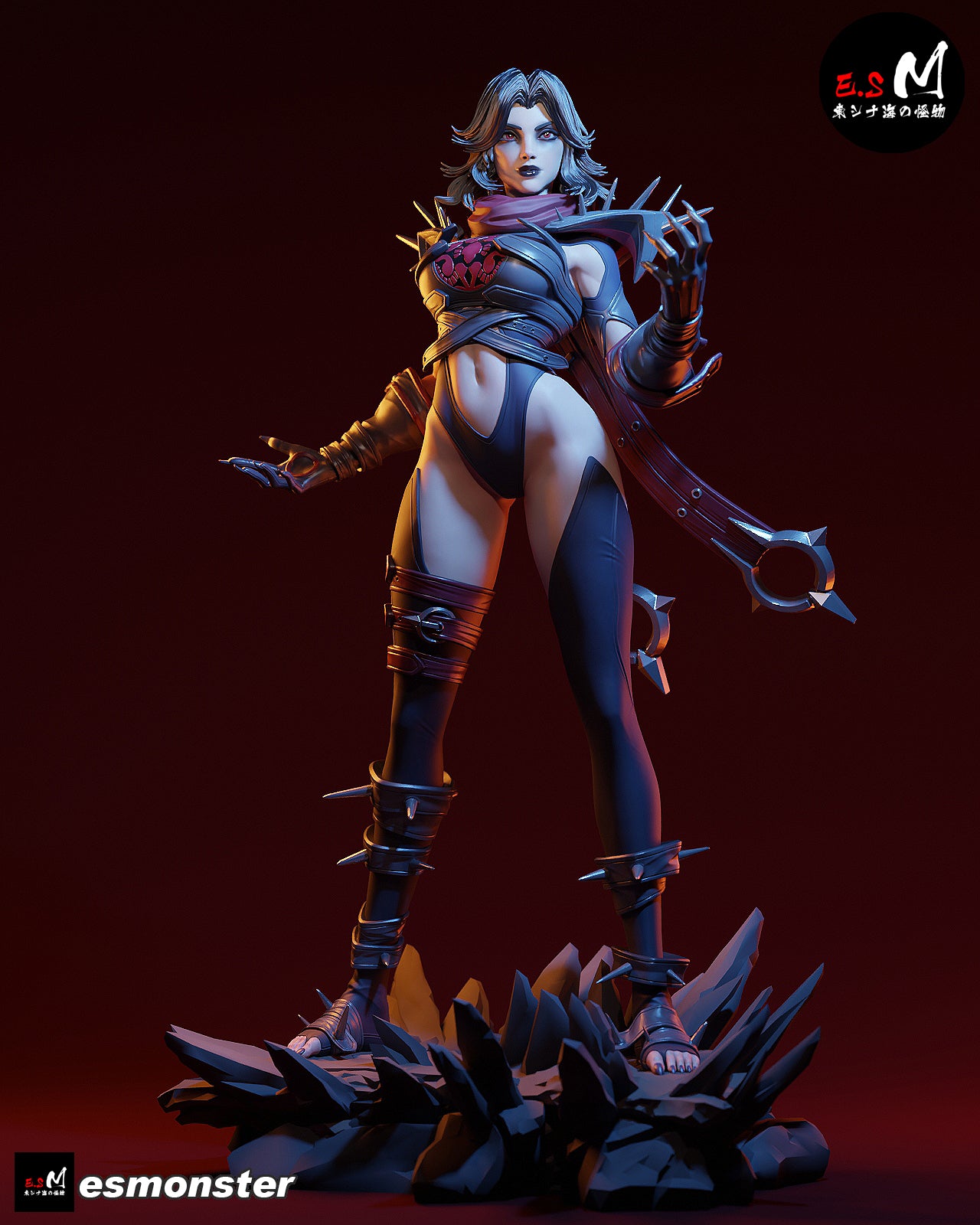 Malicious Invisible Woman (Pose 1) Statue