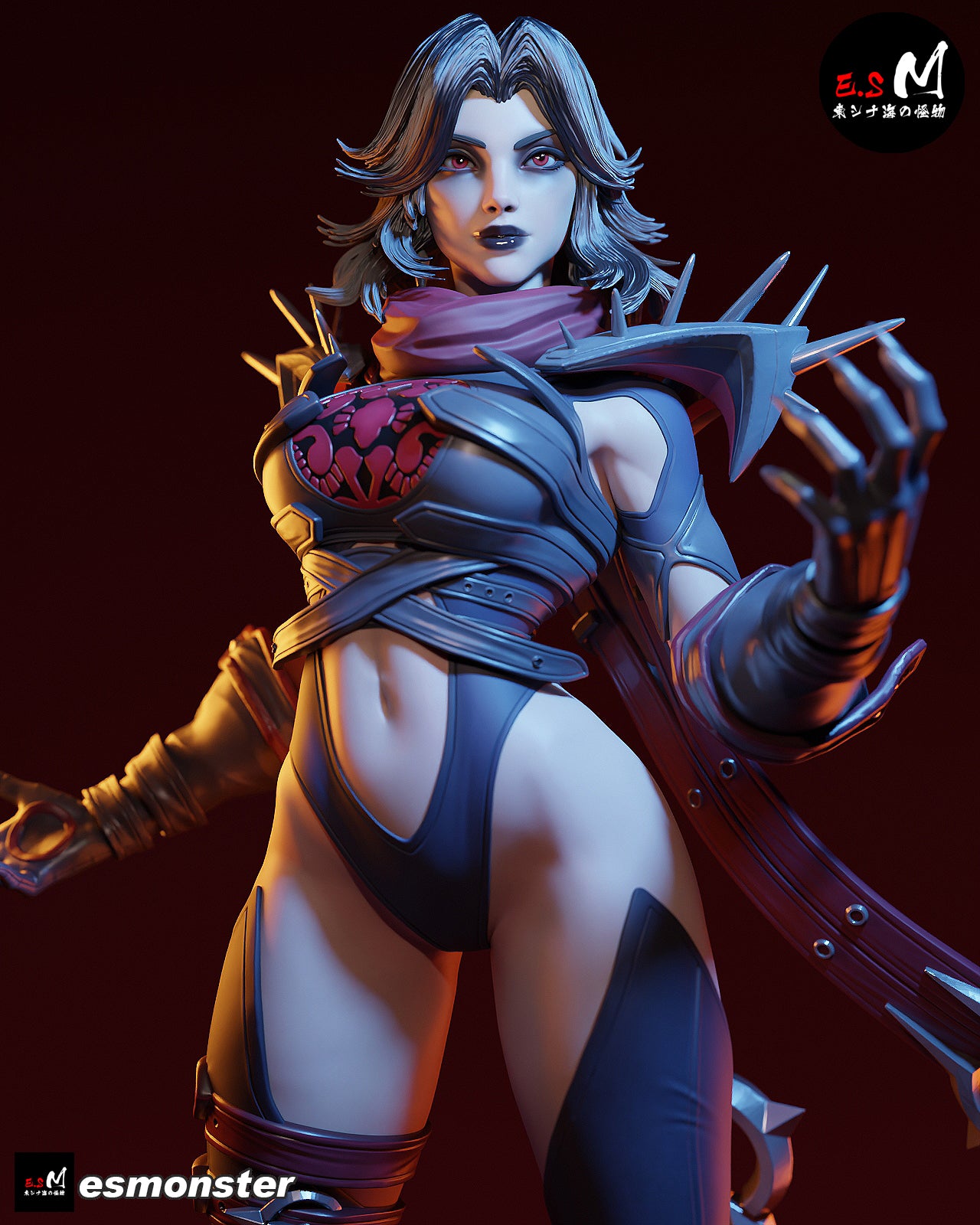 Malicious Invisible Woman (Pose 1) Statue