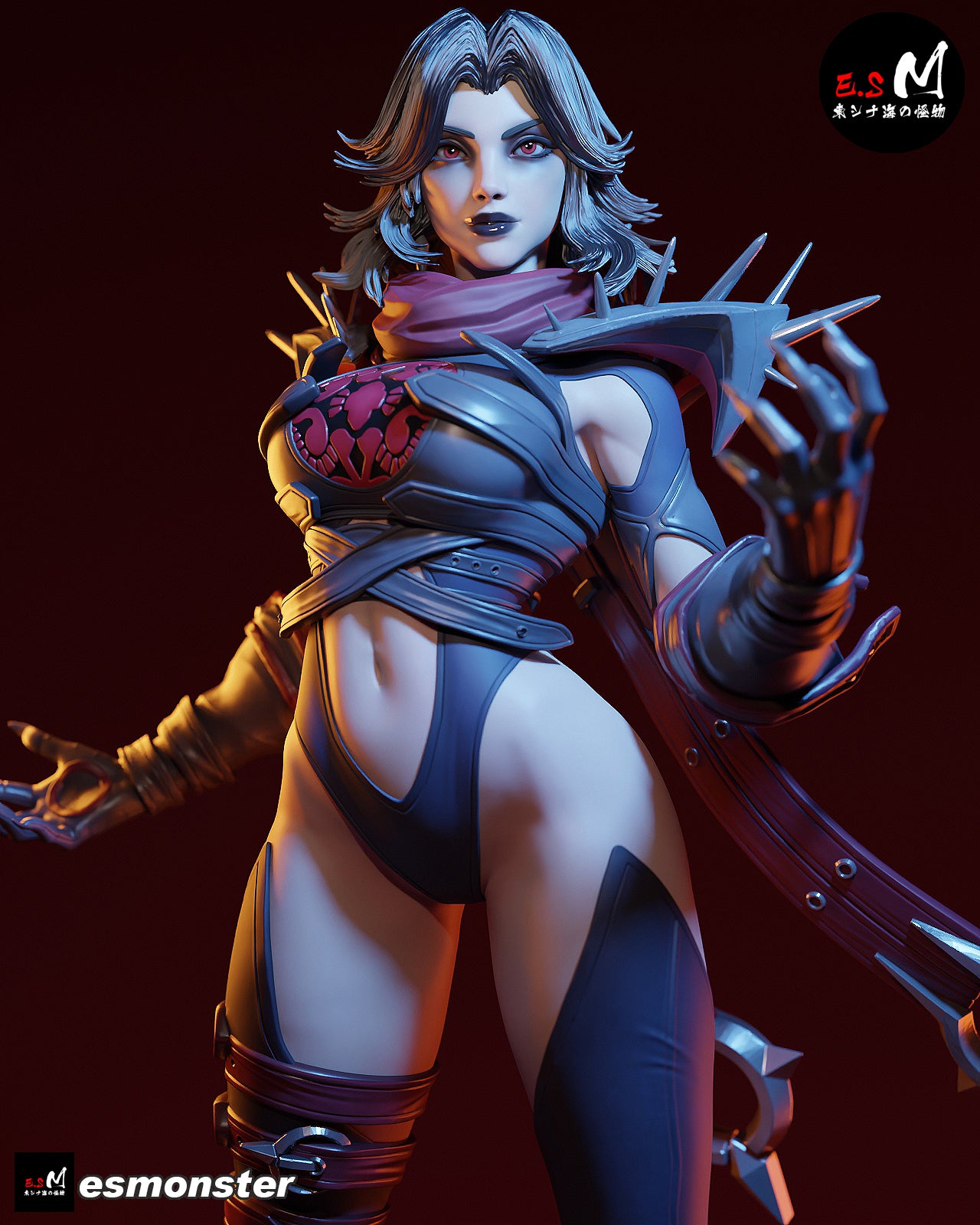 Malicious Invisible Woman (Pose 1) Statue