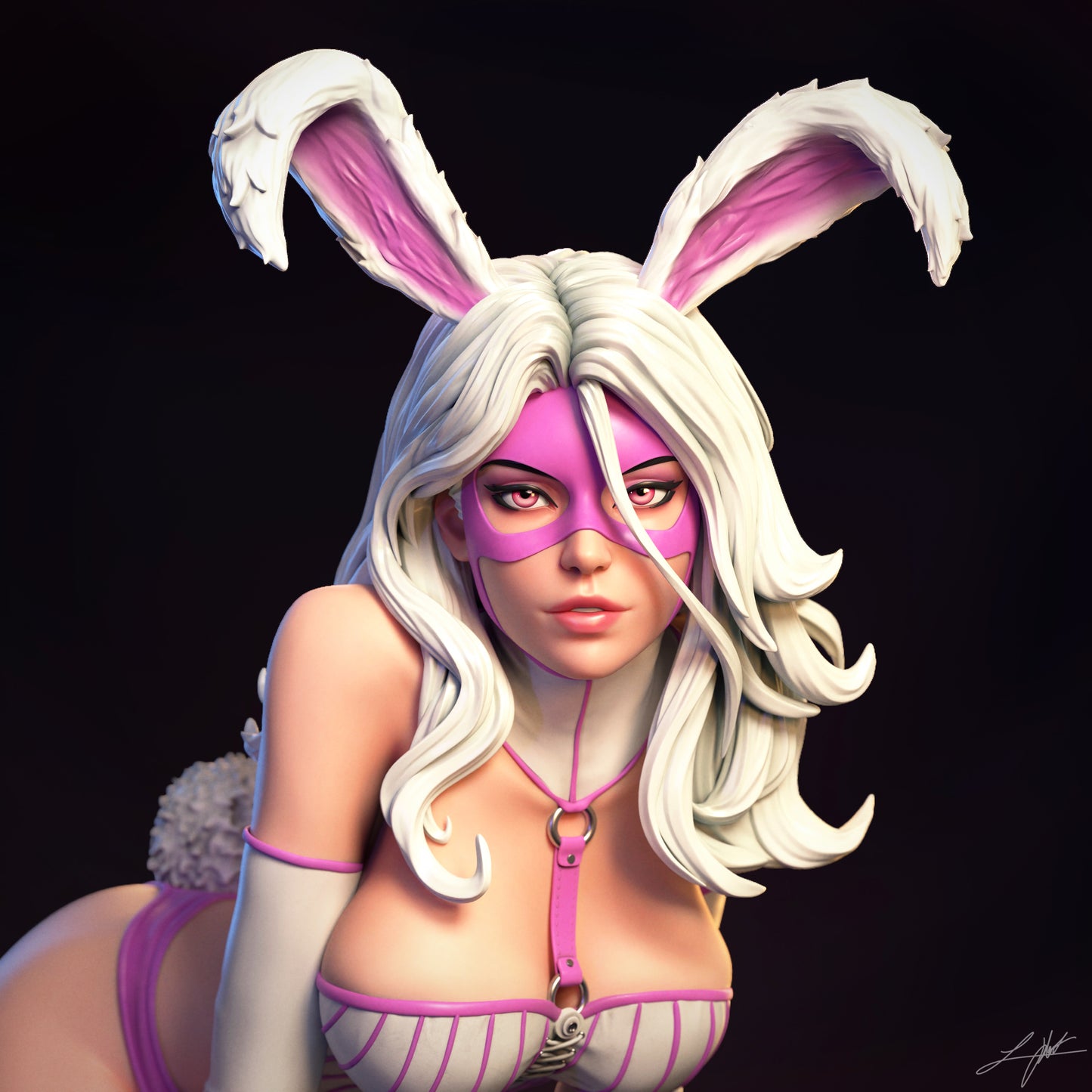 White Rabbit Statue