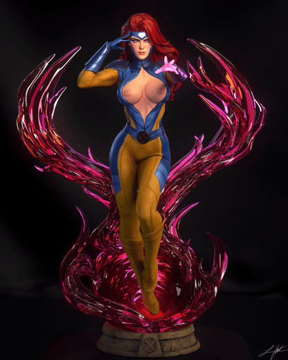 Jean Grey Statue 3D-Printed