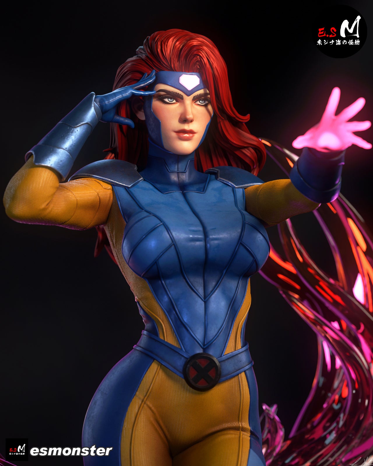 Jean Grey Statue 3D-Printed