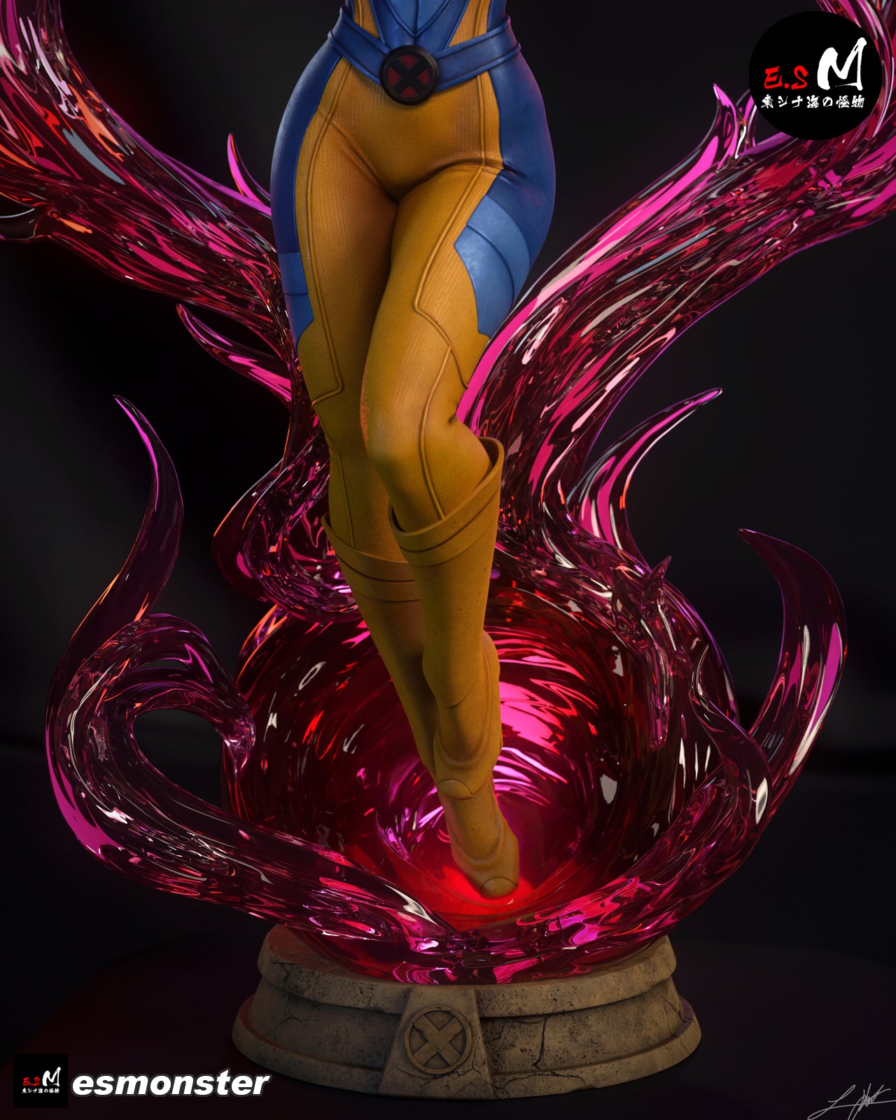Jean Grey Statue 3D-Printed