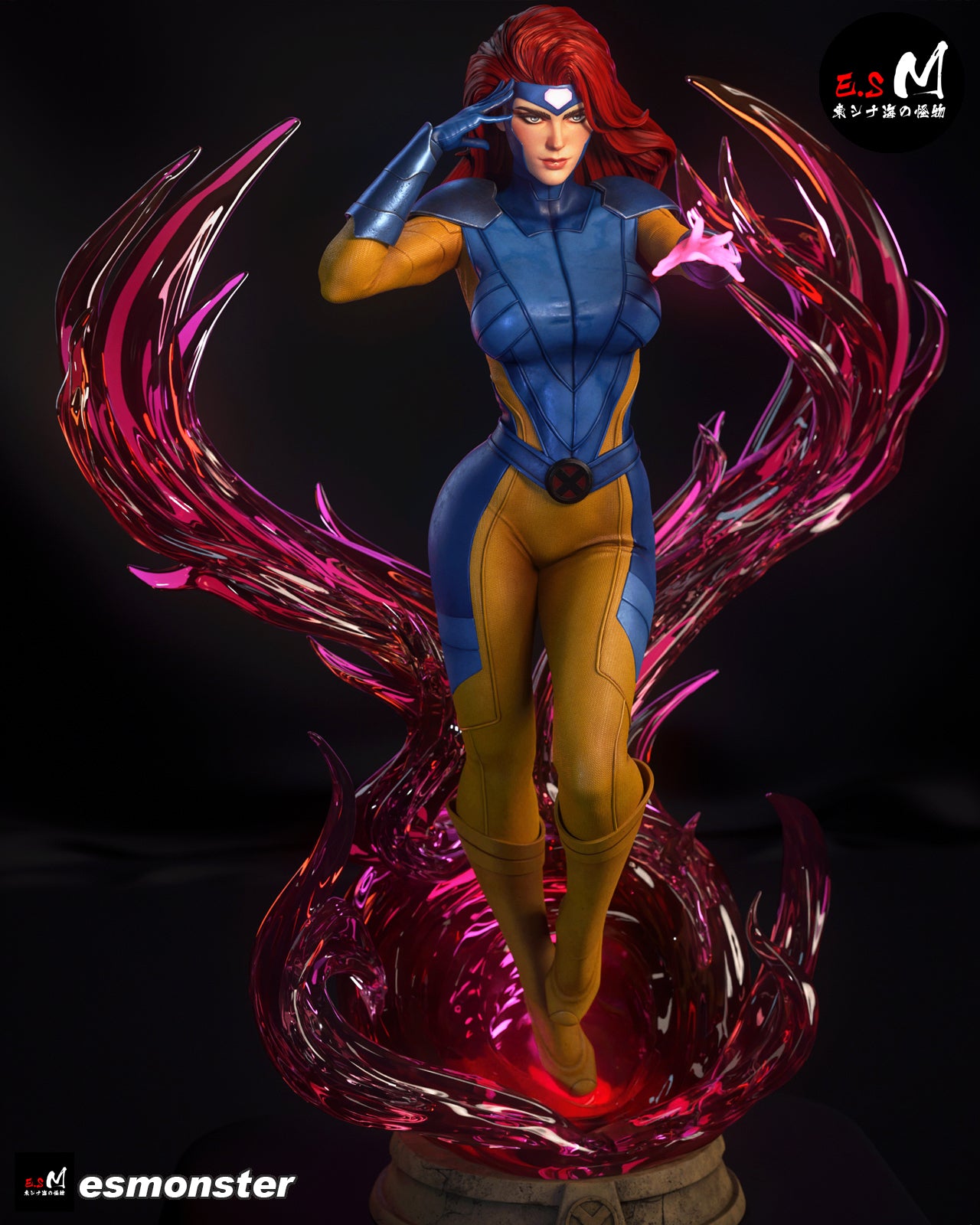 Jean Grey Statue 3D-Printed