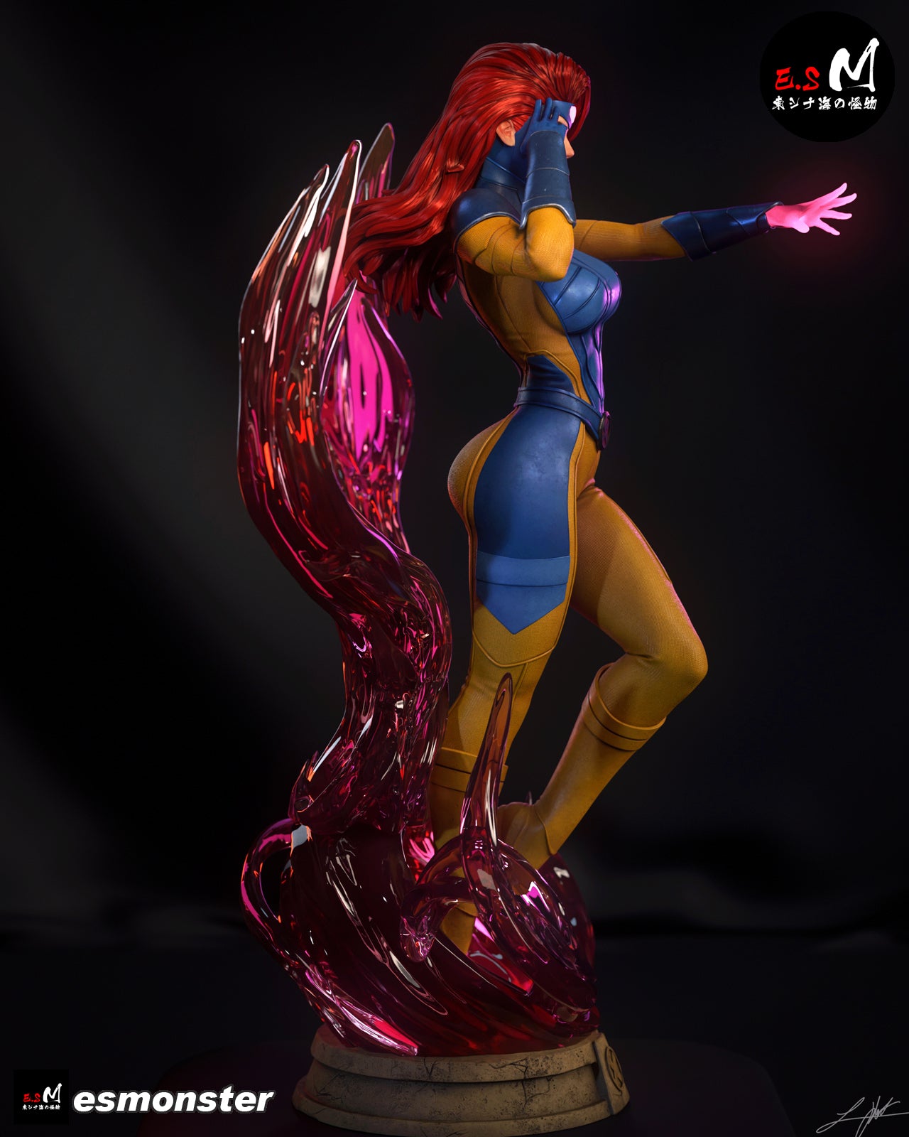 Jean Grey Statue 3D-Printed