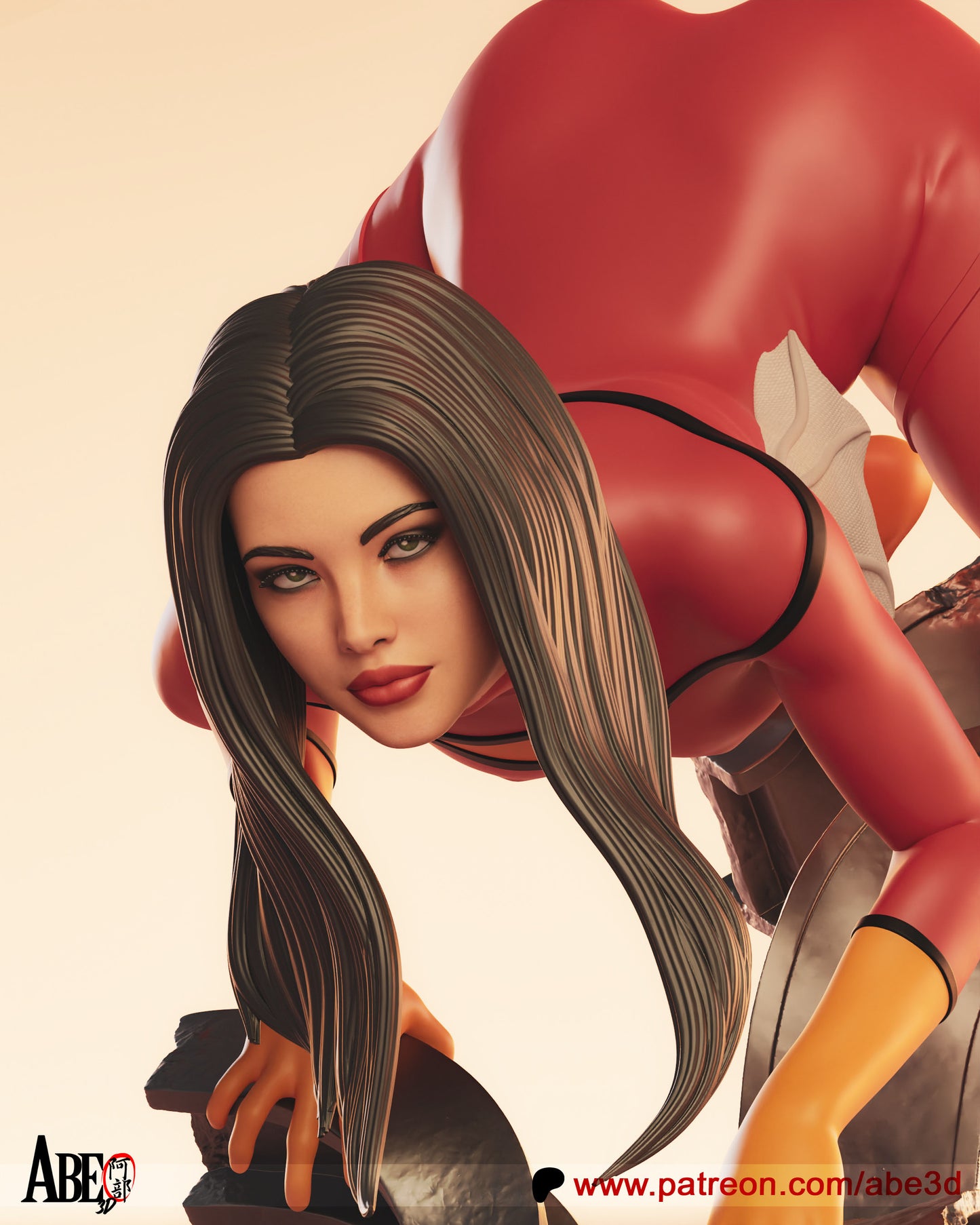 Jessica Drew Spiderwoman Statue 3D-Printed Kit