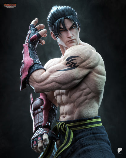 Jin Kazama Statue 3D-Printed Kit